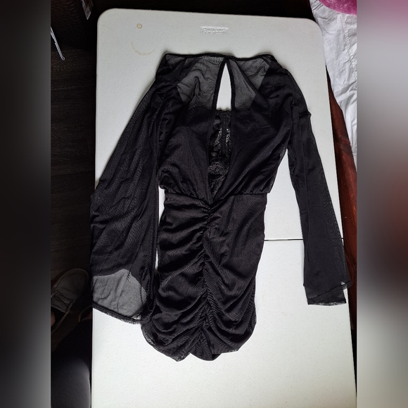 Ready For Everything Fashion Nova Black Dress - Picture 11 of 12